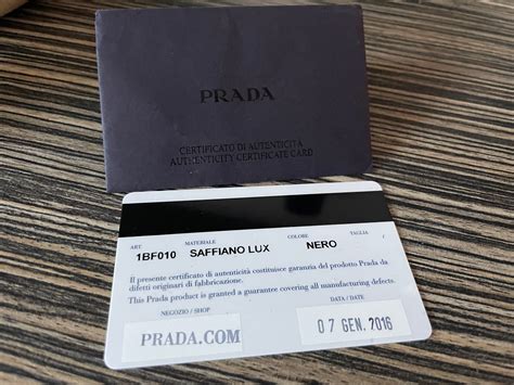 prada authenticity card outlet|prada authenticity code check.